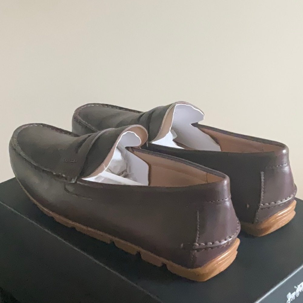 Coach Mott Driver Sig PVC Loafers - Mahogany - Picture 7 of 9